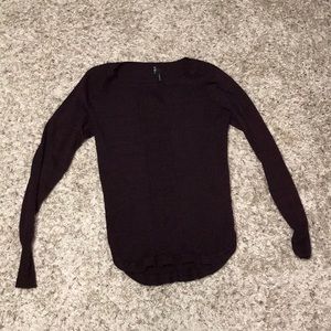 Long sleeve purple shirt